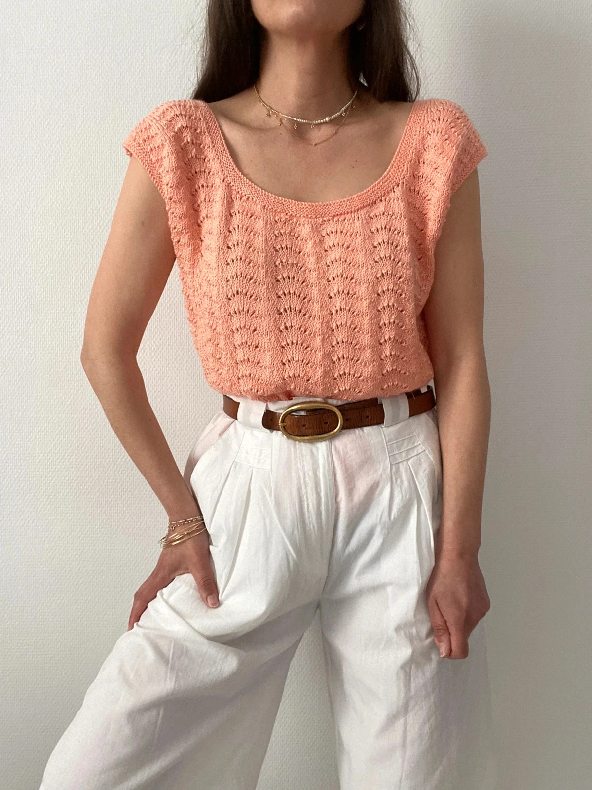 🌺Knit style sleeveless top – photo 7
